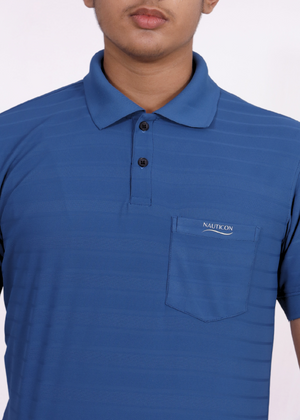 NAUTICON POLO T-SHIRT BLUE - NAUTICON