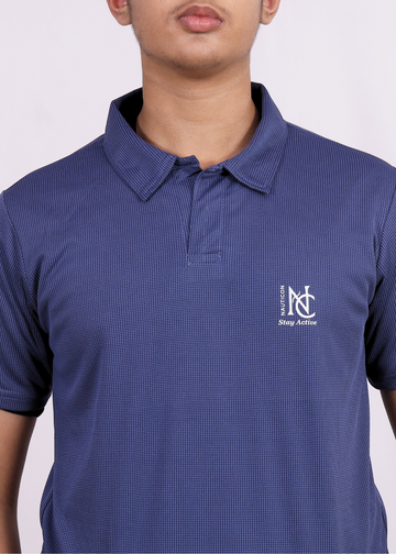 NAUTICON POLO T-SHIRT BLUE - NAUTICON WEARABLES