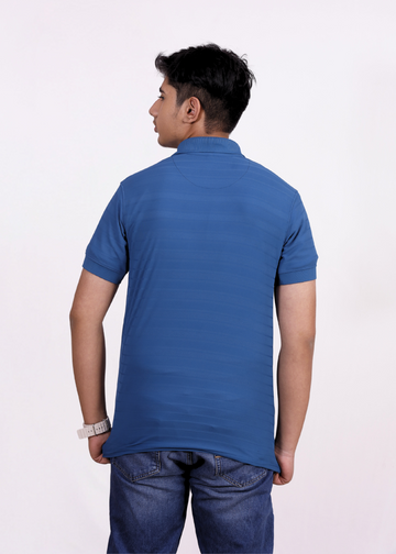 NAUTICON POLO T-SHIRT BLUE - NAUTICON WEARABLES