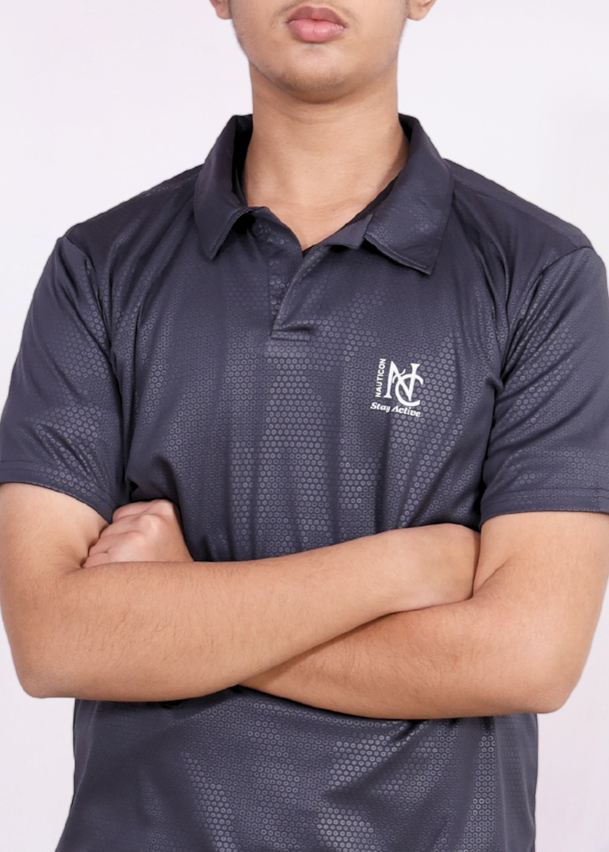NAUTICON POLO T-SHIRT GREY - NAUTICON
