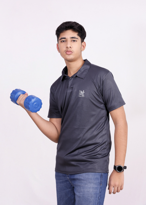 NAUTICON POLO T-SHIRT GREY - NAUTICON