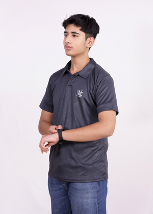 NAUTICON POLO T-SHIRT GREY - NAUTICON
