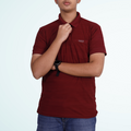 NAUTICON POLO T-SHIRT MAROON - NAUTICON