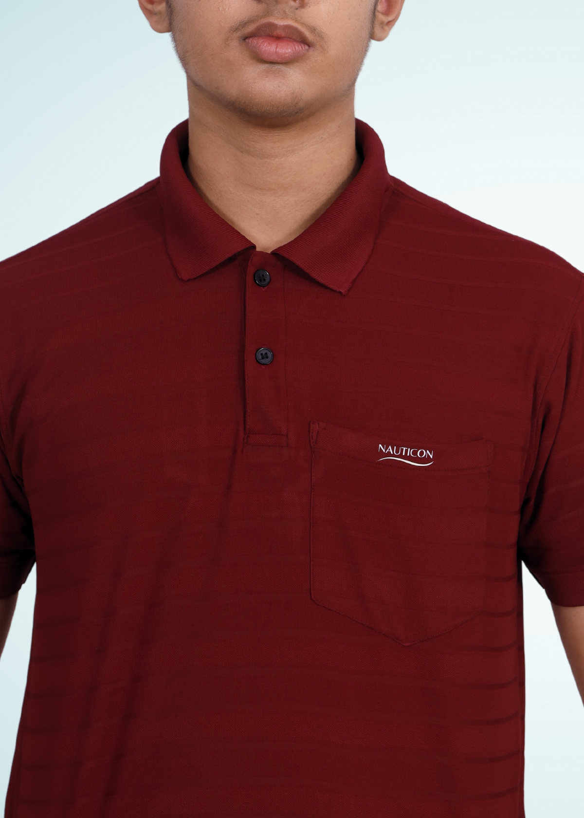 NAUTICON POLO T-SHIRT MAROON - NAUTICON