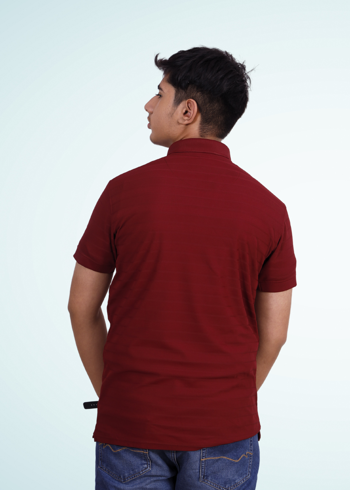 NAUTICON POLO T-SHIRT MAROON - NAUTICON WEARABLES