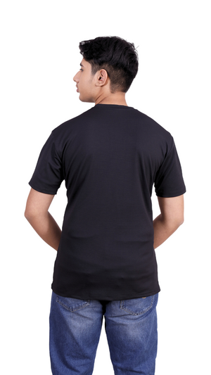 NAUTICON Premium Polyester Crew Neck Black - NAUTICON