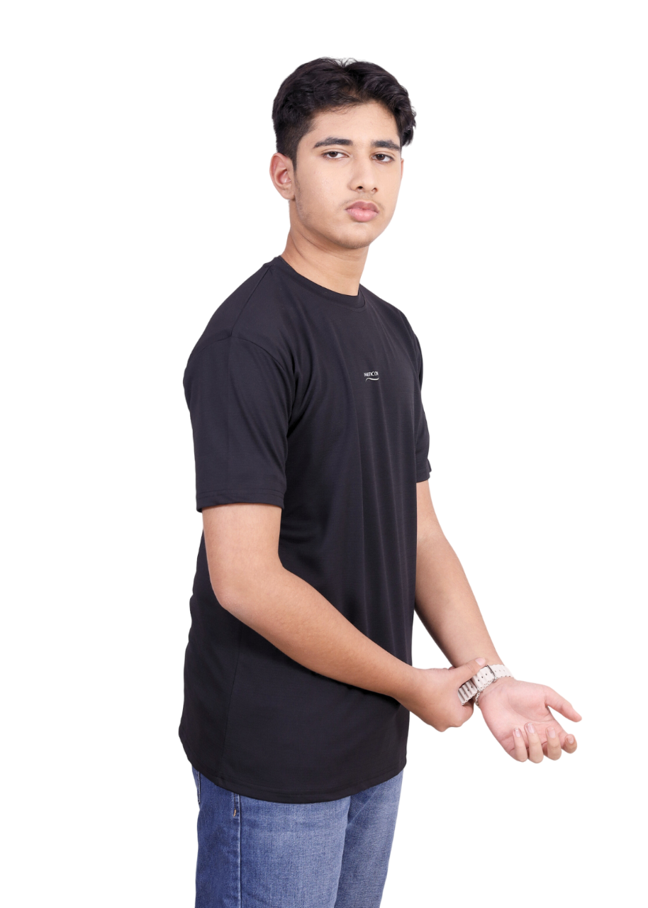 NAUTICON Premium Polyester Crew Neck Black - NAUTICON WEARABLES