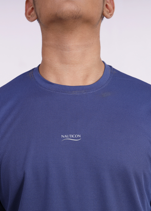 NAUTICON Premium Polyester Crew Neck Blue - NAUTICON