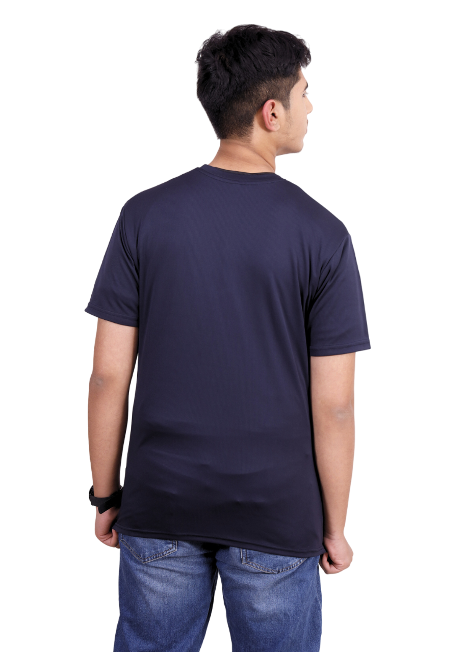 NAUTICON Premium Polyester Crew Neck Navy Blue - NAUTICON