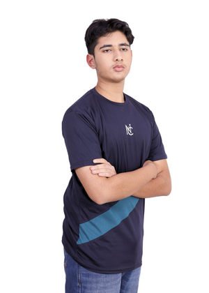 NAUTICON Premium Polyester Crew Neck Navy Blue - NAUTICON
