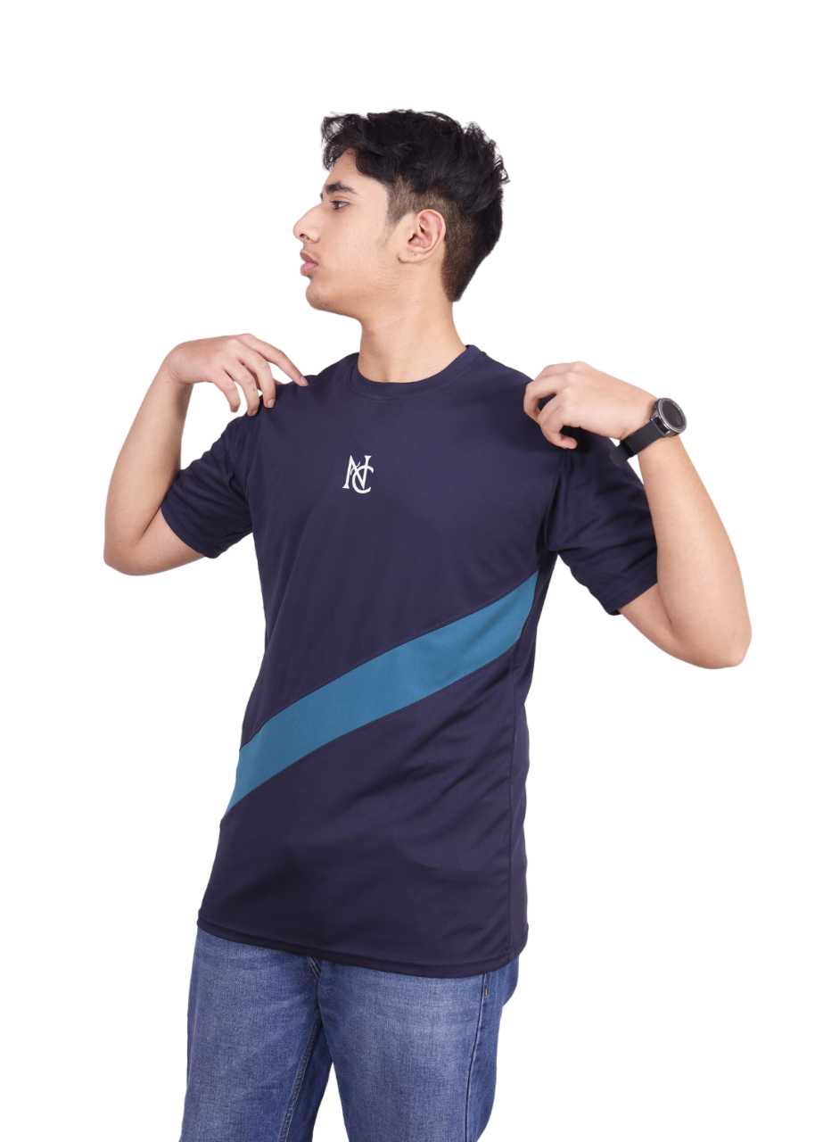 NAUTICON Premium Polyester Crew Neck Navy Blue - NAUTICON