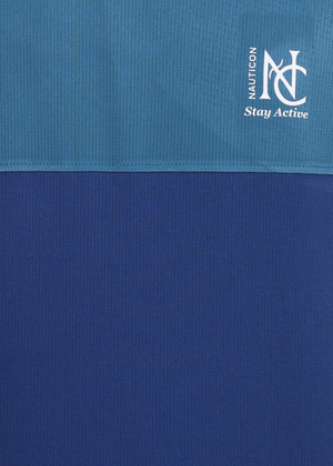 NAUTICON Premium Polyester Crew Neck T-shirt Teal Green & Blue - NAUTICON WEARABLES