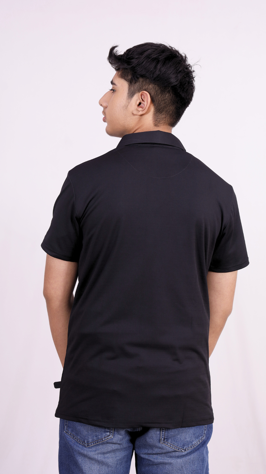 NAUTICON SOLID T-SHIRT BLACK COLLAR - NAUTICON WEARABLES