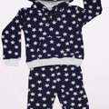 NAUTICON Stars Printed Perfect Pair Co-ord Set for Kids/Navy Blue - NAUTICON