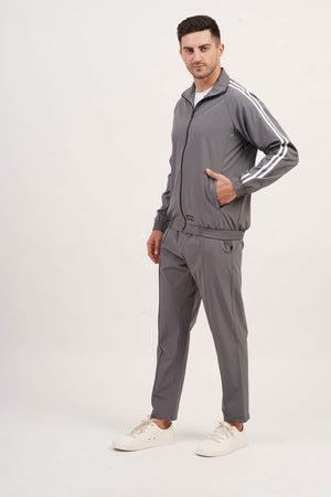 NAUTICON Tracksuit Set For Men - Grey - NAUTICON