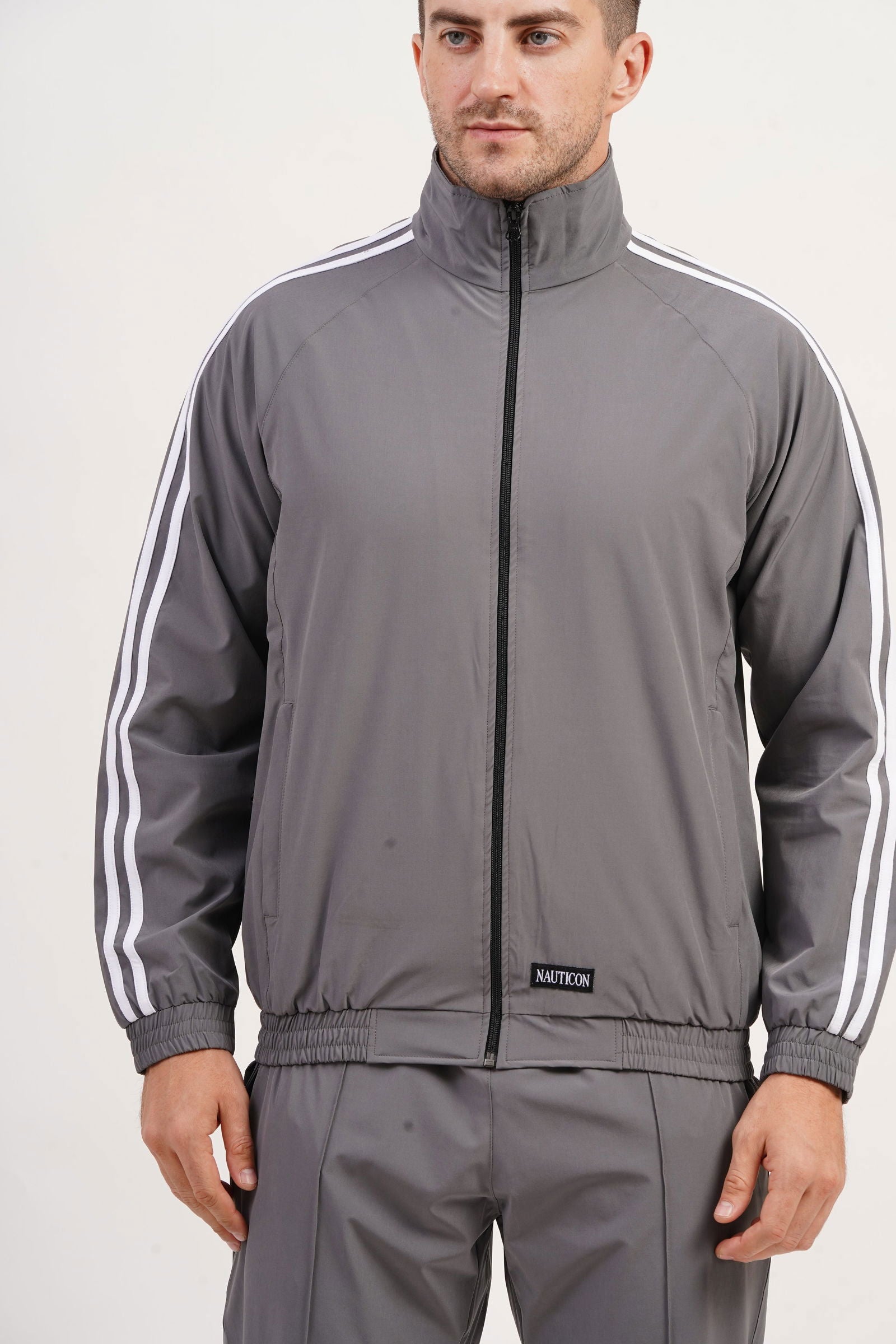 NAUTICON Tracksuit Set For Men - Grey - NAUTICON