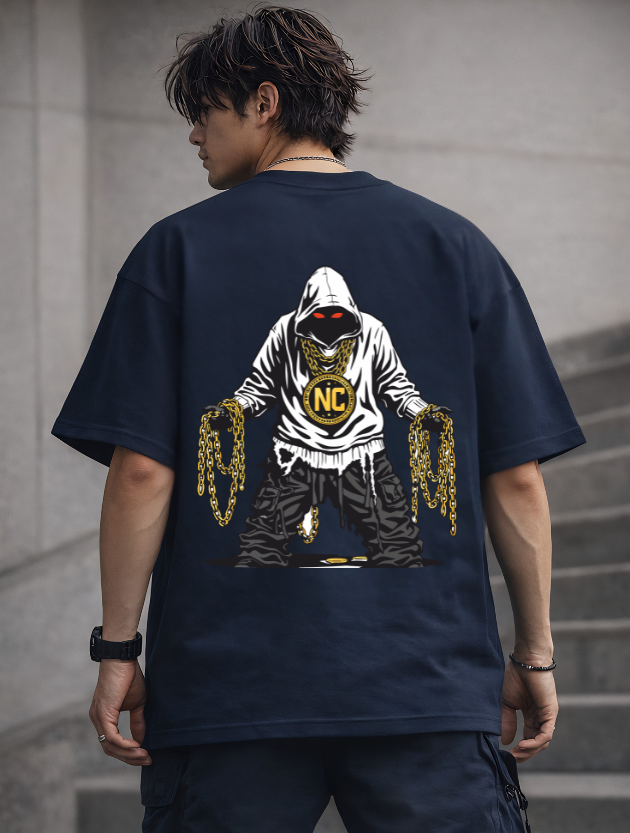 MOVE NC GOLD OVERSIZED – NAVY BLUE