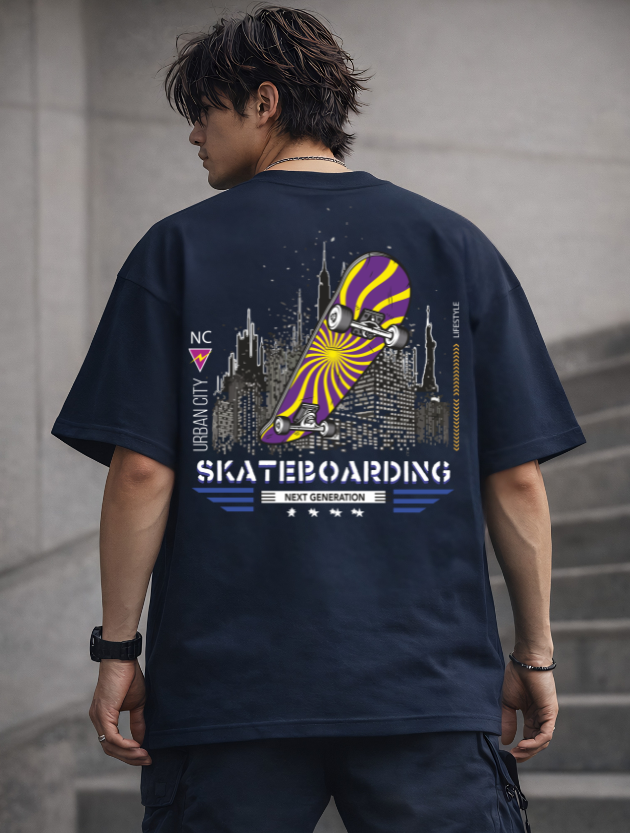 MOVE SKATEBOARD OVERSIZED – NAVY BLUE