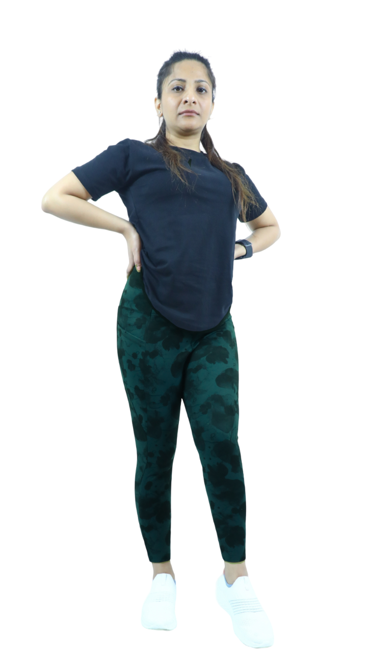 Nauticon Comfy Women’s Lycra Yoga Pants for Every Session/Dark Green - NAUTICON WEARABLES