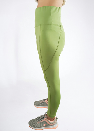 Nauticon Comfy Women's Lycra Yoga Pants for Every Session/Green - NAUTICON WEARABLES