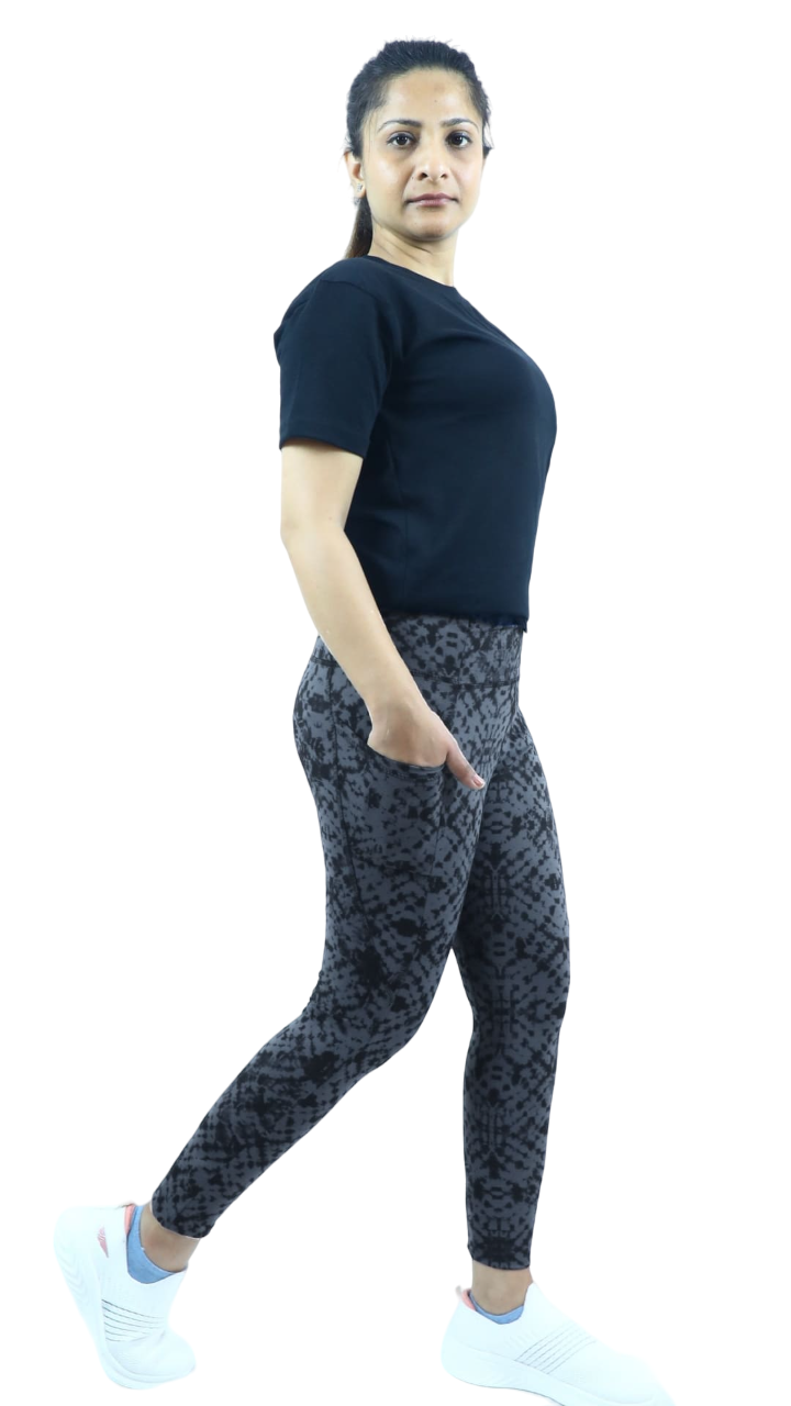 Nauticon Comfy Women’s Lycra Yoga Pants for Every Session/Grey - NAUTICON WEARABLES