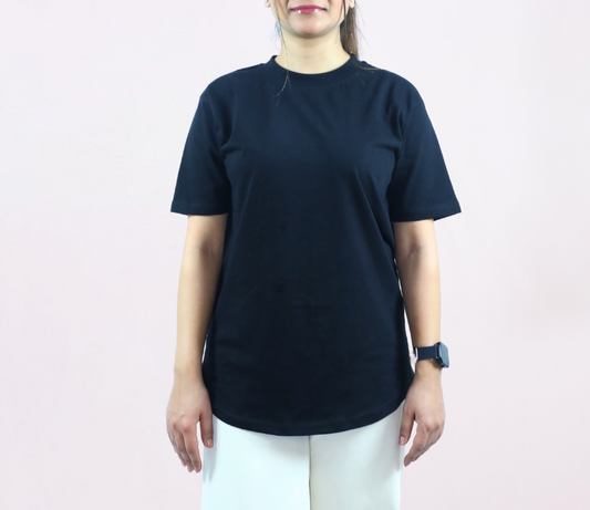 Nauticon Effortlessly Stylish Women’s Cotton Printed T-Shirts/Black - NAUTICON WEARABLES