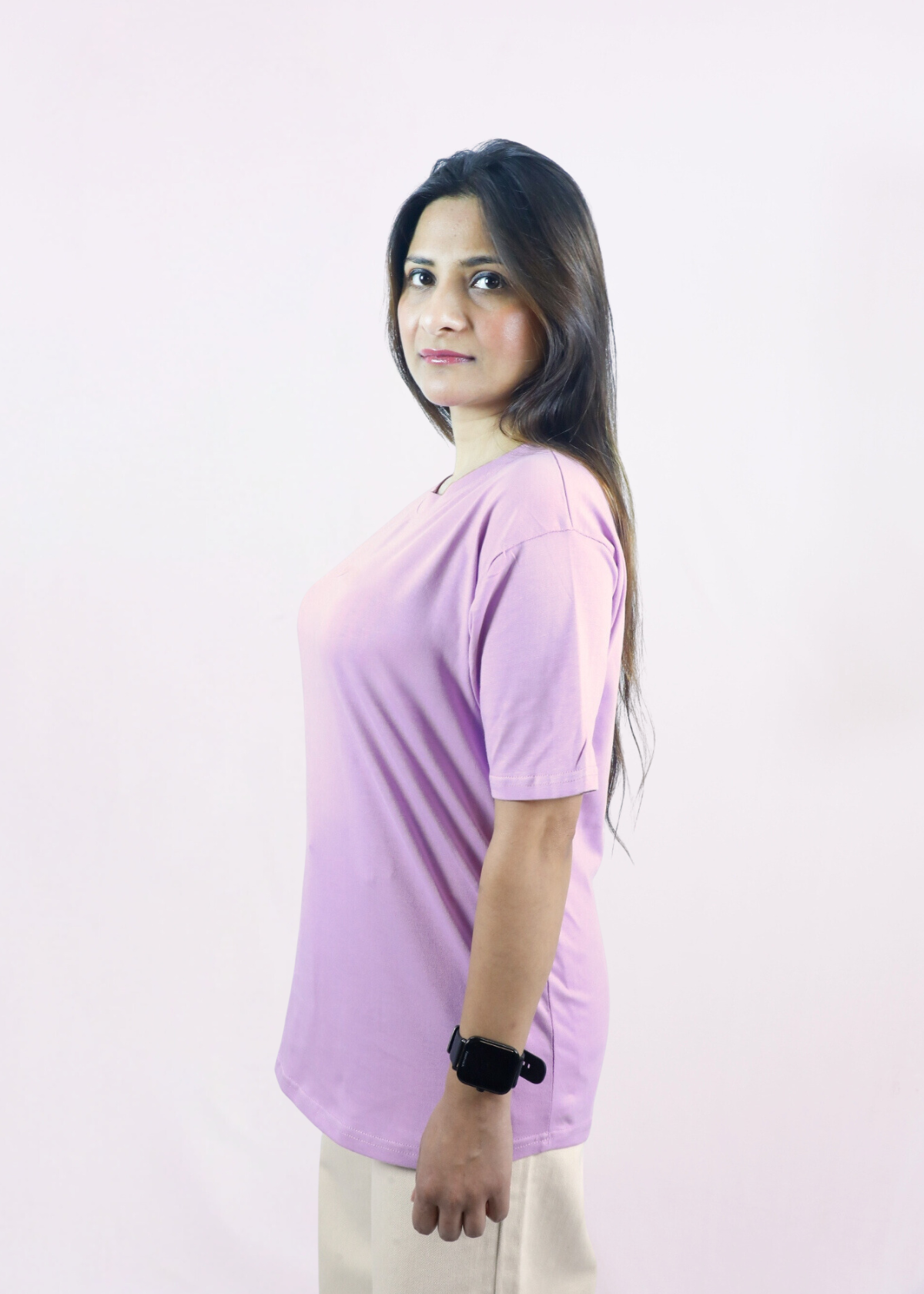 Nauticon Effortlessly Stylish Women’s Cotton Printed T-Shirts/Lavender - NAUTICON WEARABLES
