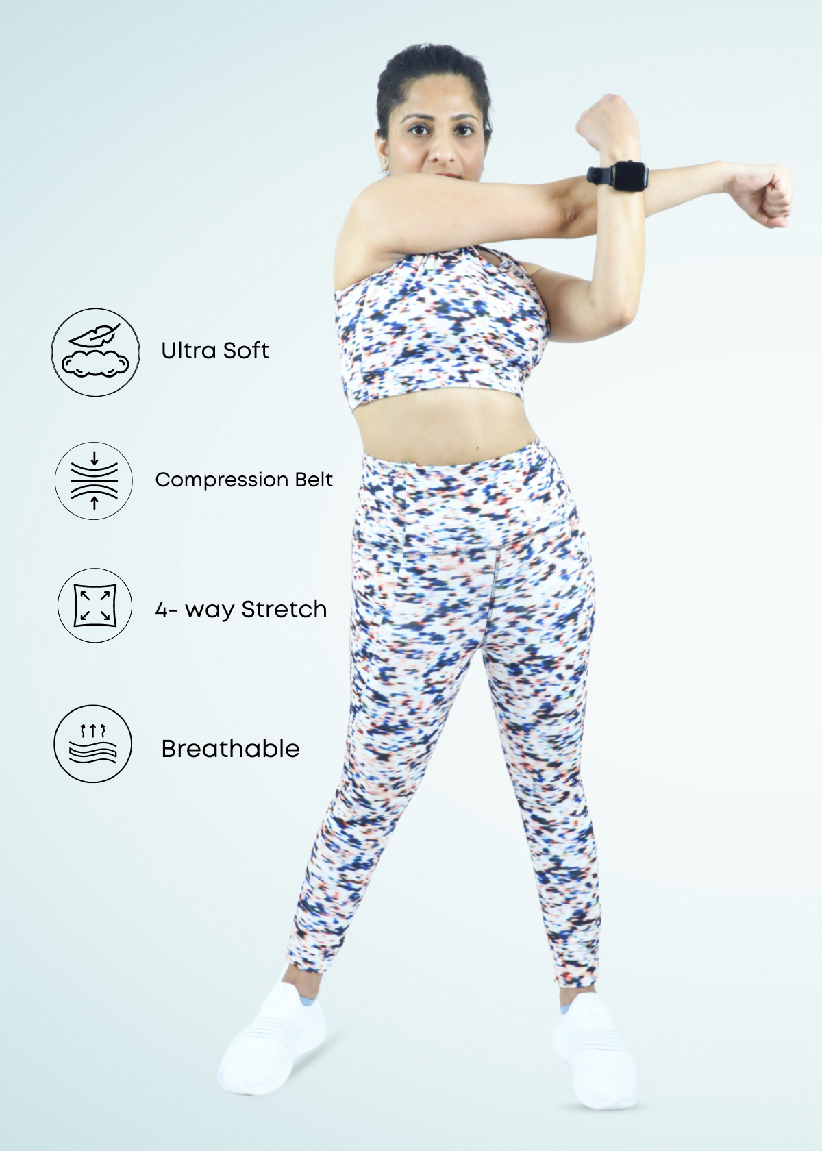 Nauticon Fit & Fabulous Women’s Lycra Gym Wear for Every Workout Outfit/Multicolor - NAUTICON WEARABLES