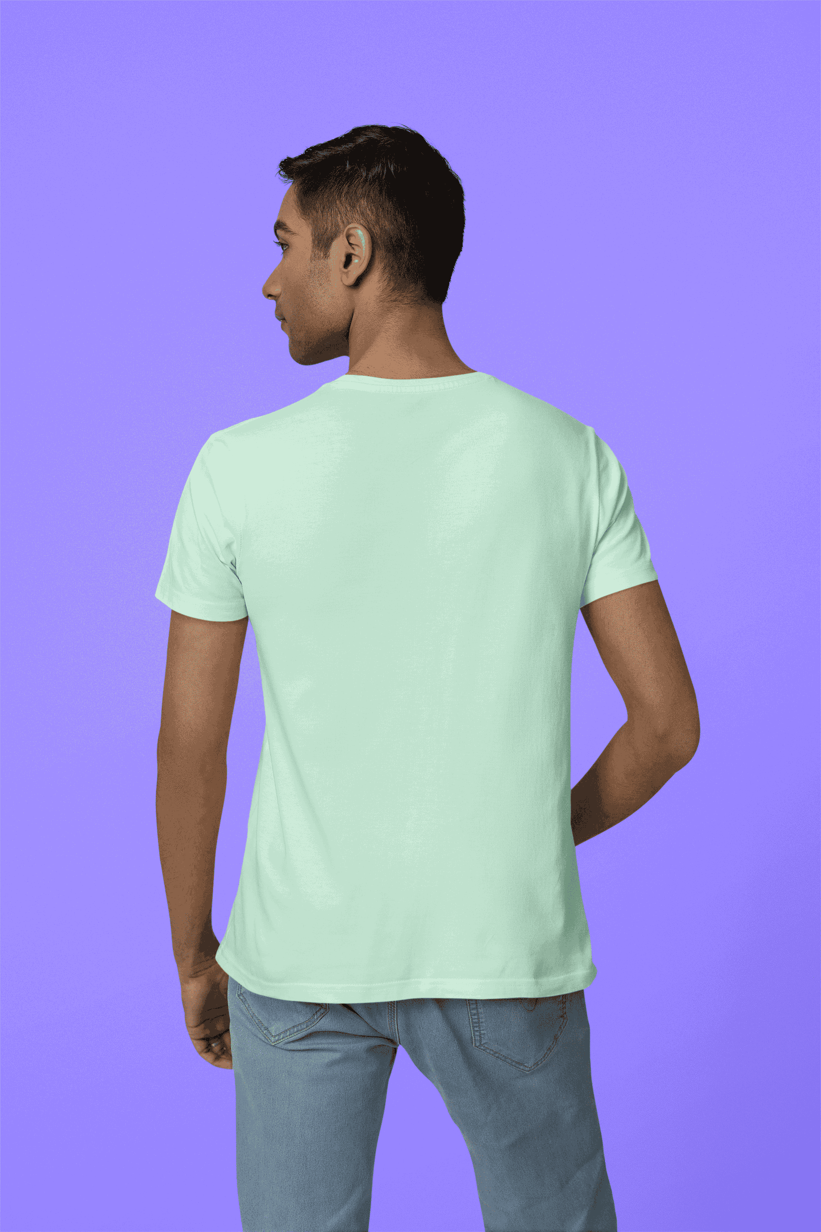 Nauticon Hustle Printed Men’s Regular CottonT-Shirt /Sea Green - NAUTICON WEARABLES