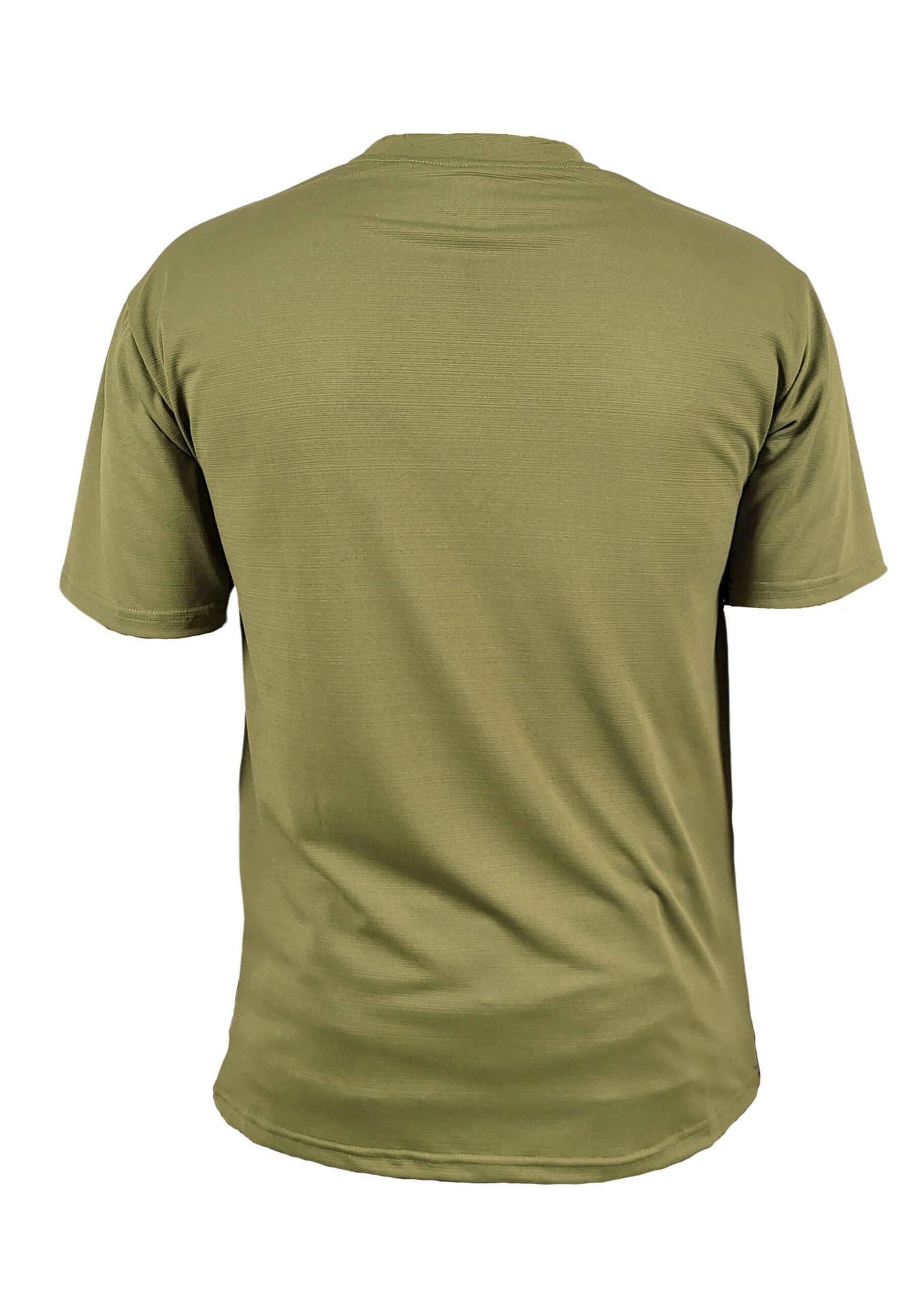 Nauticon Men's Polyester Crew Neck Tees/T-Shirts Olive & Navy Blue - NAUTICON WEARABLES