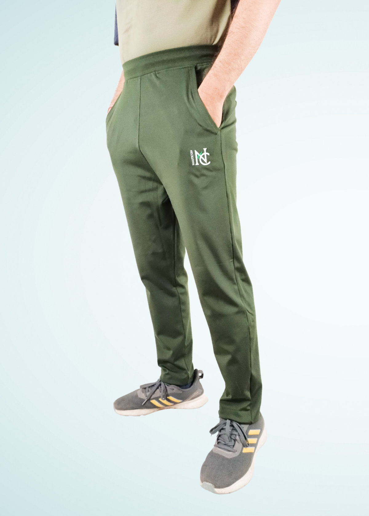 Nauticon PowerLift Training Pants For Men/Olive Green - NAUTICON WEARABLES