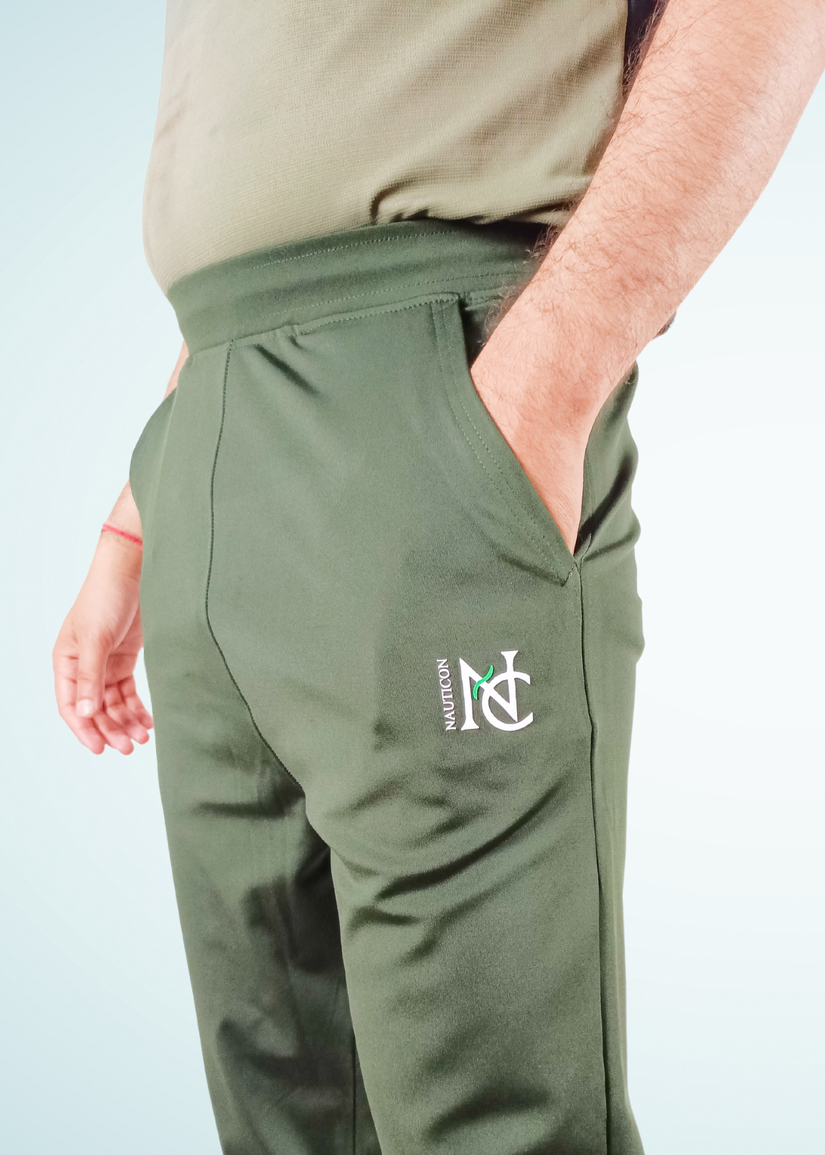 Nauticon PowerLift Training Pants For Men/Olive Green - NAUTICON WEARABLES