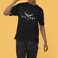 Nauticon Victory Printed Men’s Regular Cotton T-Shirt /Black - NAUTICON WEARABLES