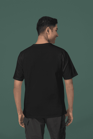 Nauticon Victory Printed Men’s Regular Cotton T-Shirt /Black - NAUTICON WEARABLES