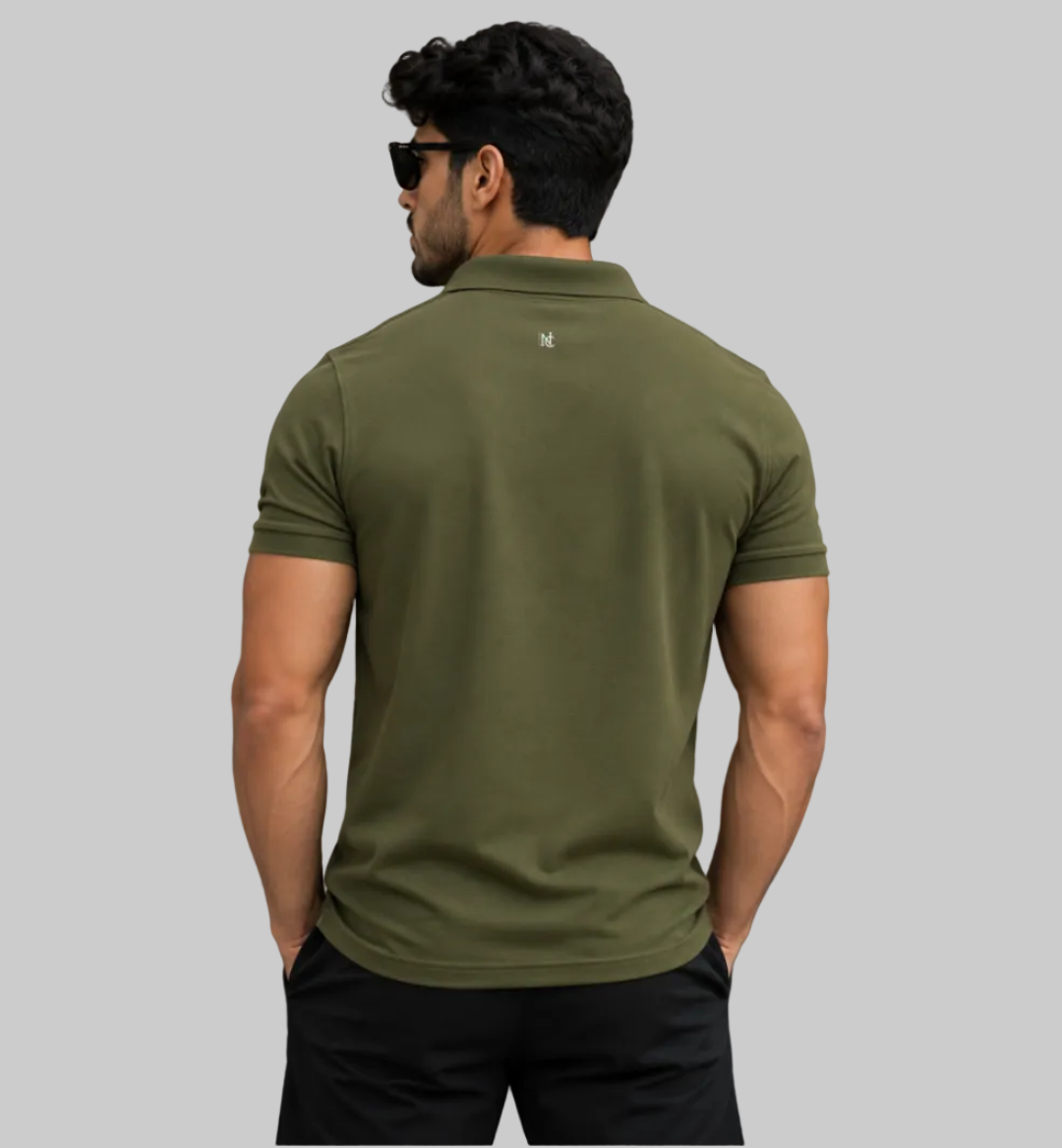 WORK POLO OLIVE