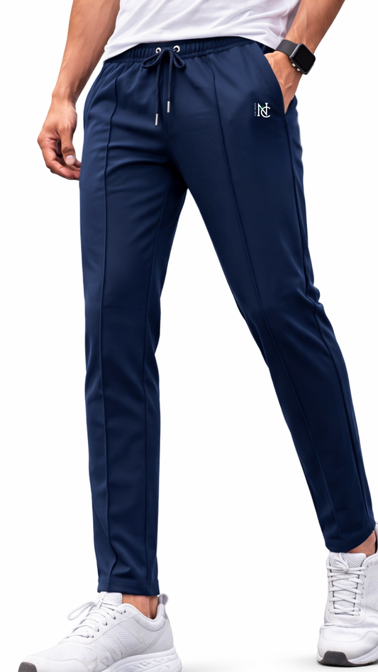 TRACK PANTS FOR MEN NAVY BLUE