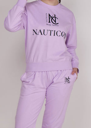 WOMEN WINTER CO-ORD SET LAVENDER - NAUTICON