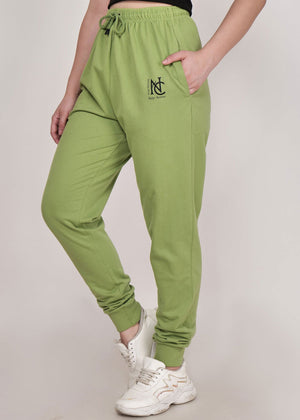 WOMEN WINTER WEAR JOGGER GREEN - NAUTICON