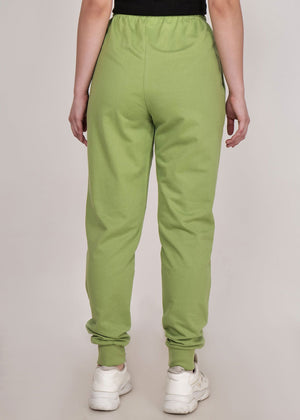 WOMEN WINTER WEAR JOGGER GREEN - NAUTICON