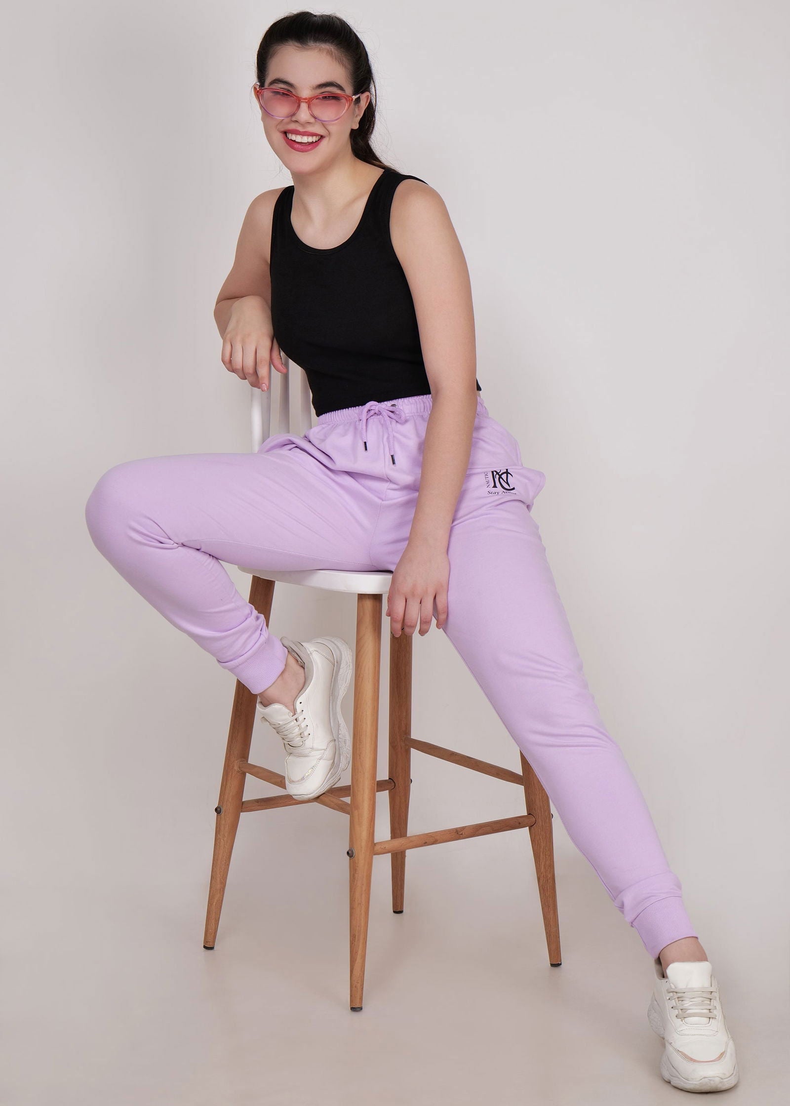 WOMEN WINTER WEAR JOGGER LAVENDER - NAUTICON