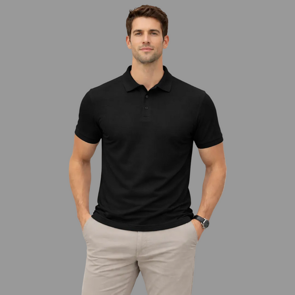 WORK FLEX POLO BLACK - NAUTICON