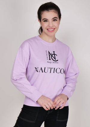 Women Sweatshirt Lavender - NAUTICON