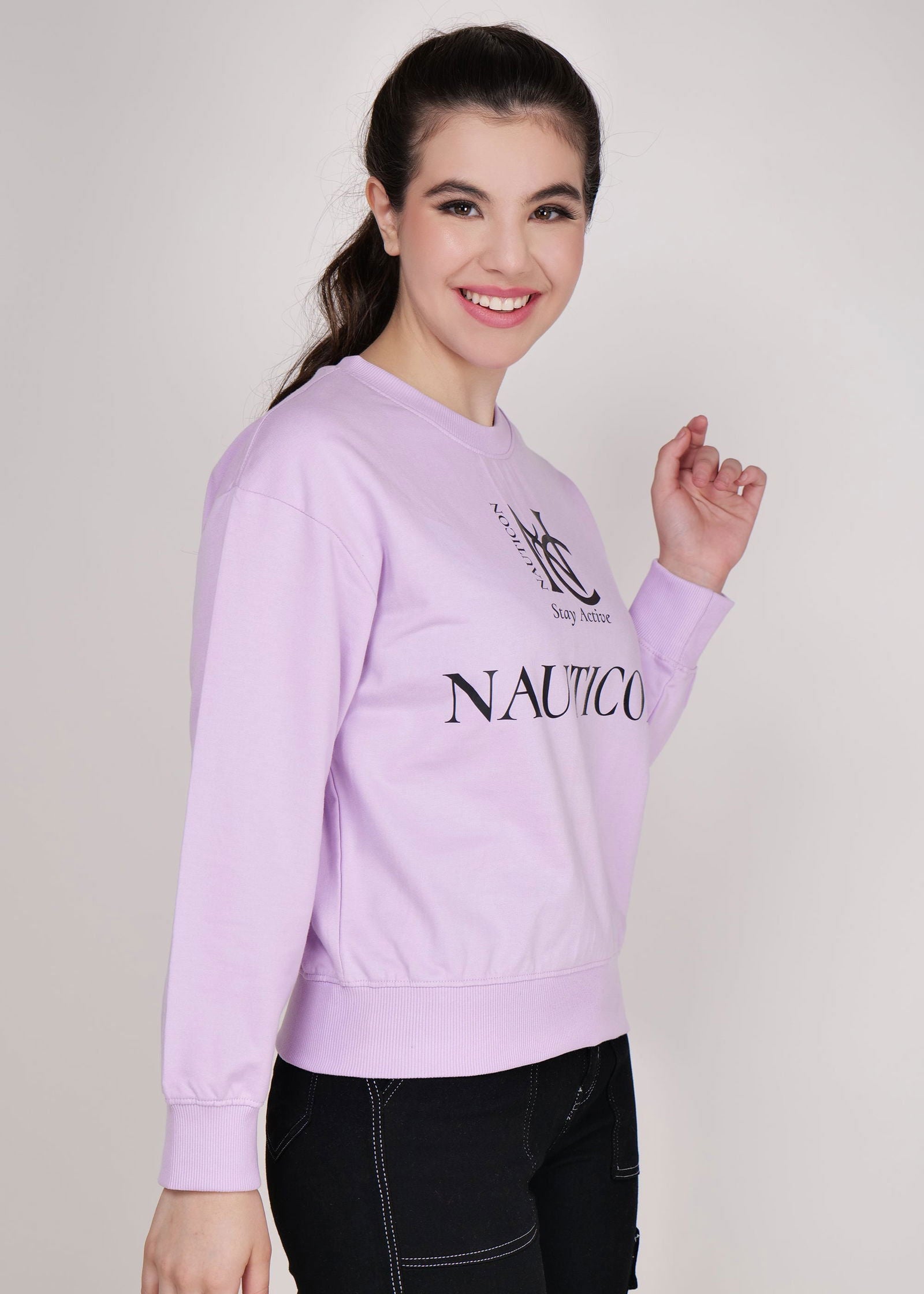 Women Sweatshirt Lavender - NAUTICON
