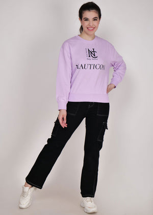 Women Sweatshirt Lavender - NAUTICON