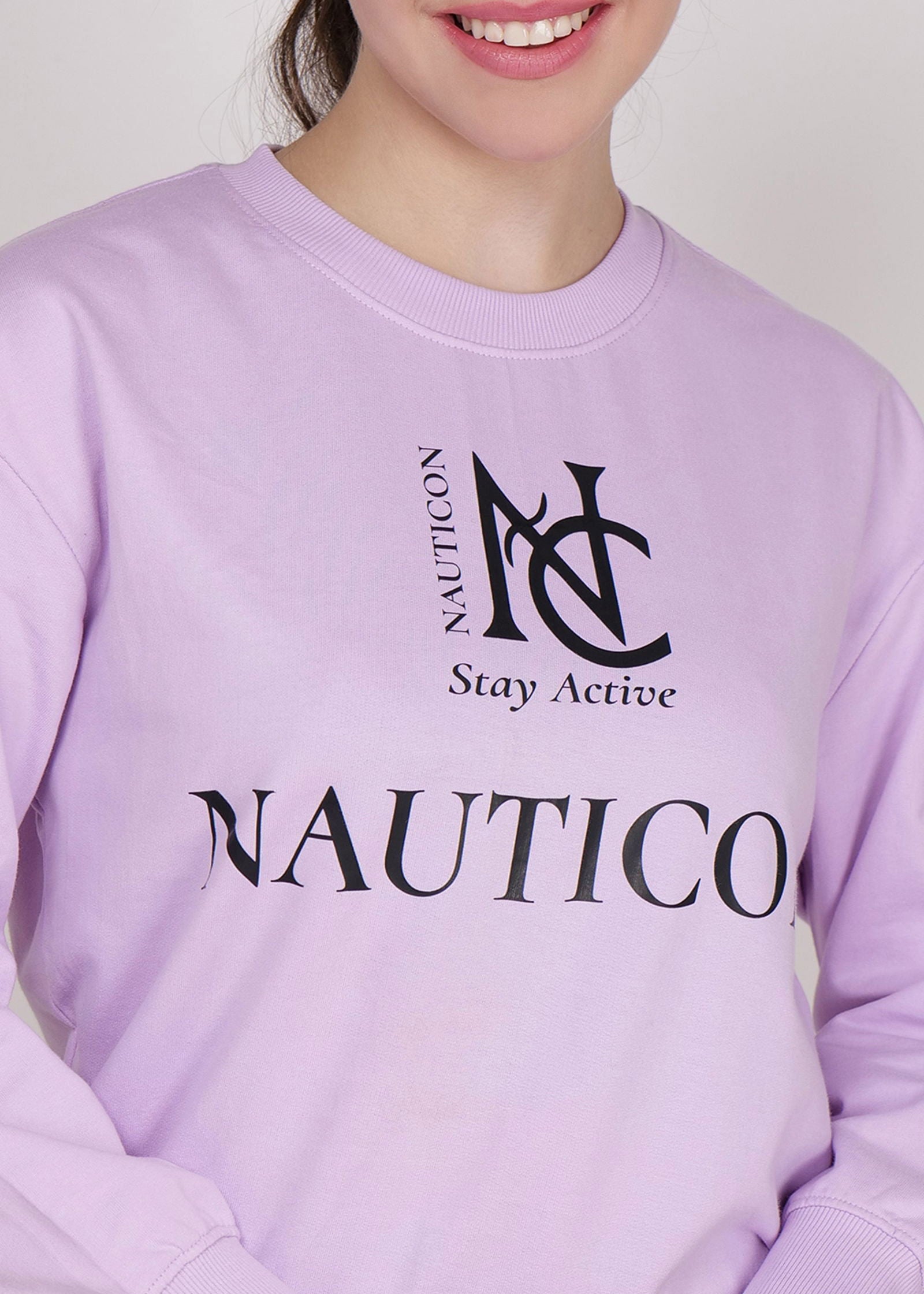 Women Sweatshirt Lavender - NAUTICON