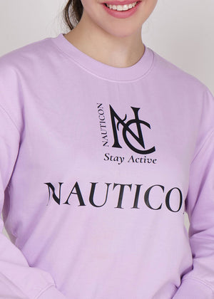 Women Sweatshirt Lavender - NAUTICON