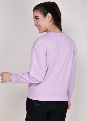 Women Sweatshirt Lavender - NAUTICON WEARABLES