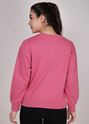 Women Sweatshirt Matte Pink - NAUTICON