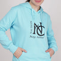 Women Winter Wear Stylish Hoodie Sky Blue - NAUTICON