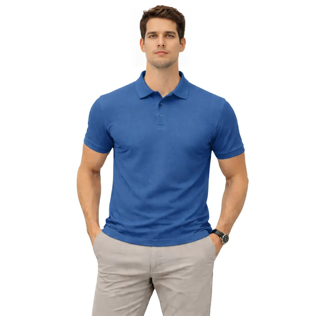 Polo T-Shirt - Airforce - WORK FLEX